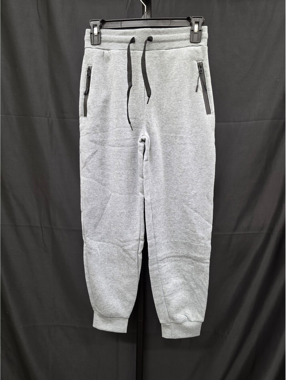 PURE CHAMP BOYS FLEECE ATHLETIC JOGGER SWEATPANTS ZIP POCKET 2‑PACK SIZE 10/12